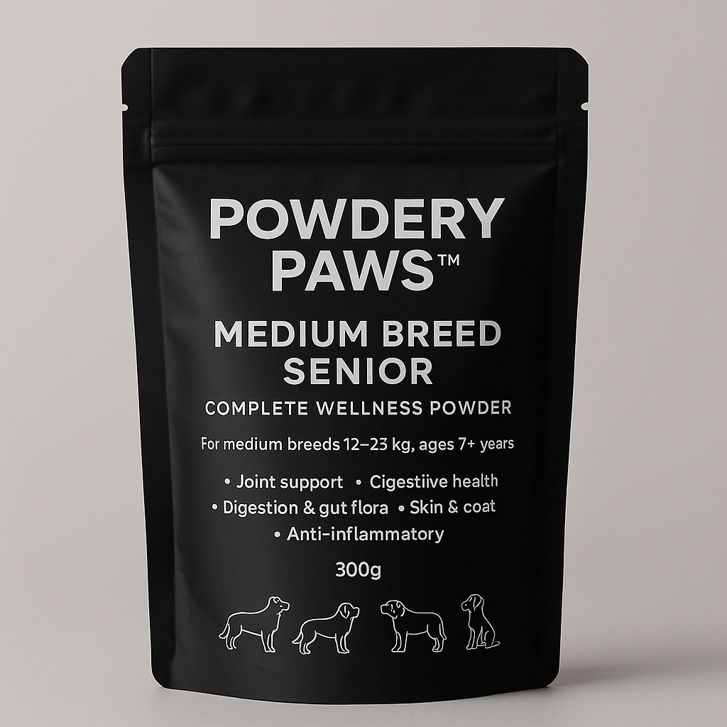 Medium Breed Senior Complete Wellness Powder (For medium breeds 12–25 kg, ages 7+ years)