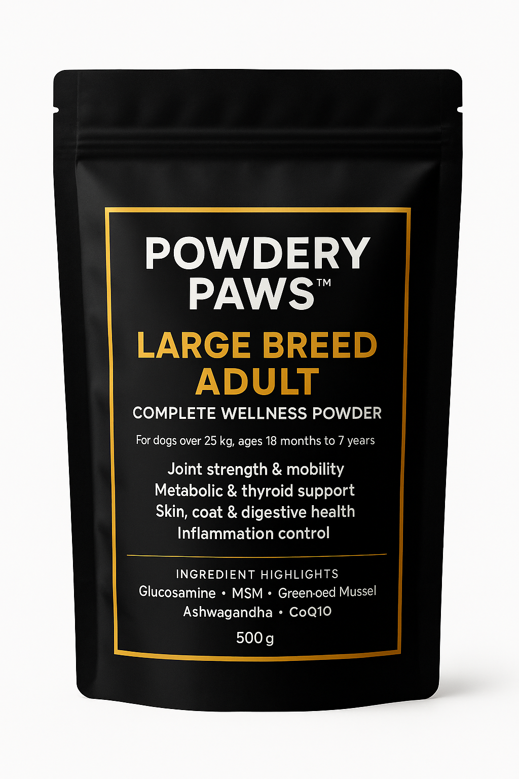 Large Breed Adult Complete Wellness Powder (For large breeds 25+ kg, ages 18 months – 7 years)