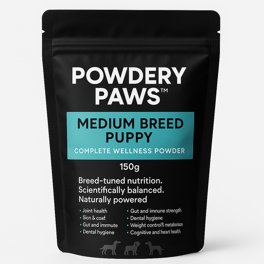 Medium Breed Puppy Complete Wellness Powder  (For medium breeds 12–25 kg, ages 0–12 months)