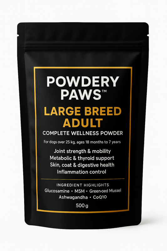 Large Breed Adult Complete Wellness Powder (For large breeds 25+ kg, ages 18 months – 7 years)
